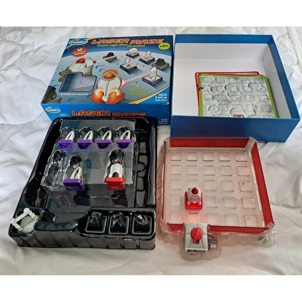 ThinkFun Laser Maze Jr Science Logic Maze for Juniors STEM Game Ages 6+ 1004-JR